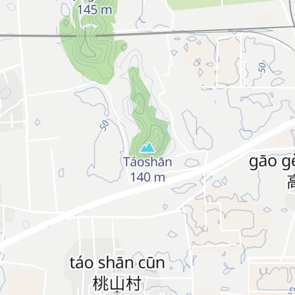 Map of Táoshān