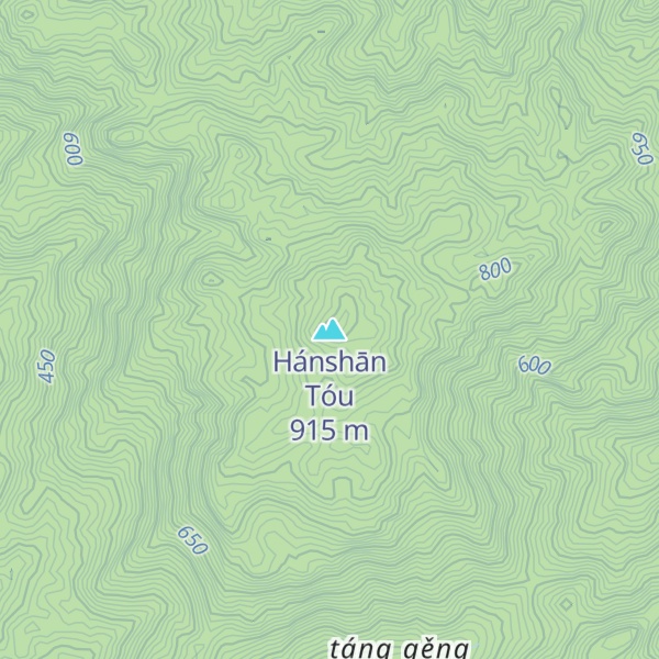 Map of Hánshān Tóu