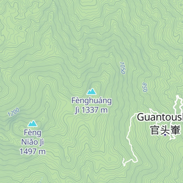 Map of Fènghuáng Jì