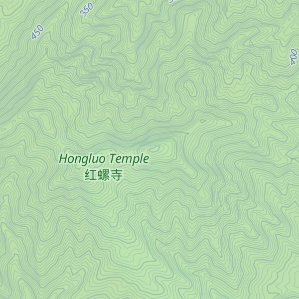 Map of Hóng Luó Shāndōng Fēng