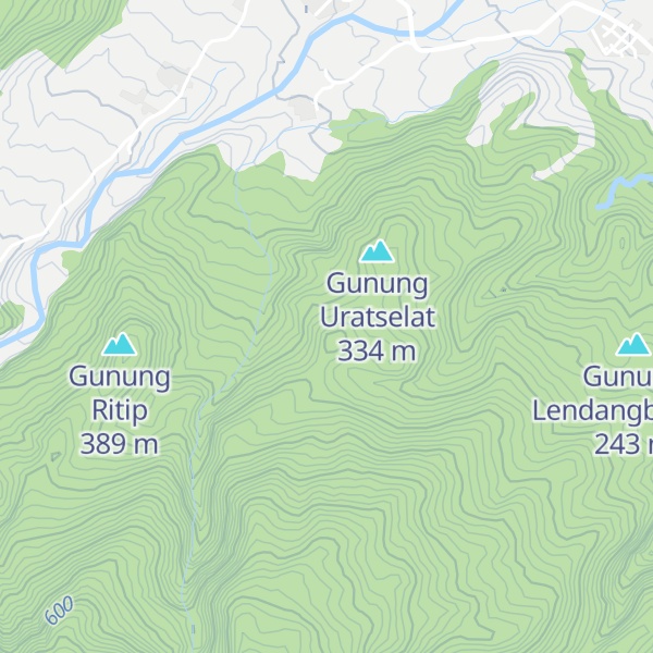 Map of Gunung Rangge