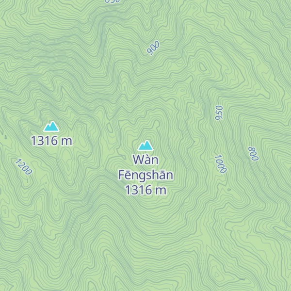Map of Wàn Fēngshān