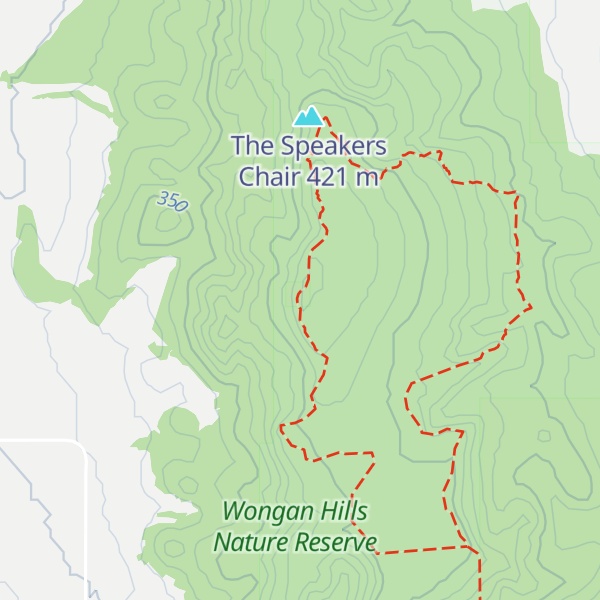 Map of Mount Matilda