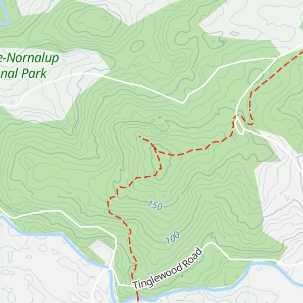 Map of Mount Clare