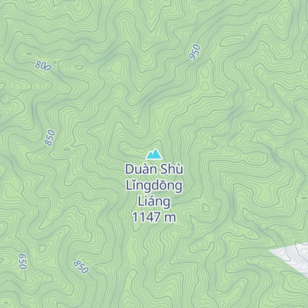 Map of Duàn Shù Lǐngdōng Liáng