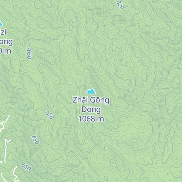 Map of Zhāi Gōng Dōng