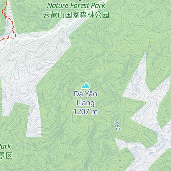 Map of Dà Yāo Liáng