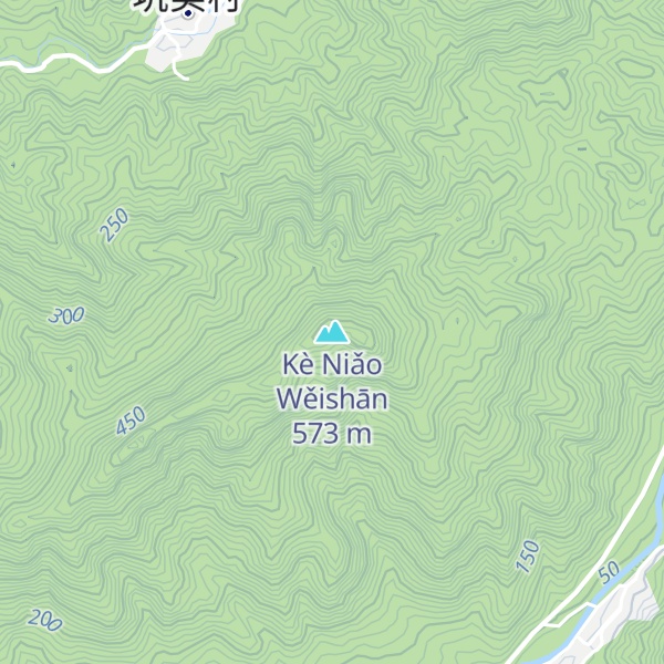Map of Kè Niǎo Wěishān