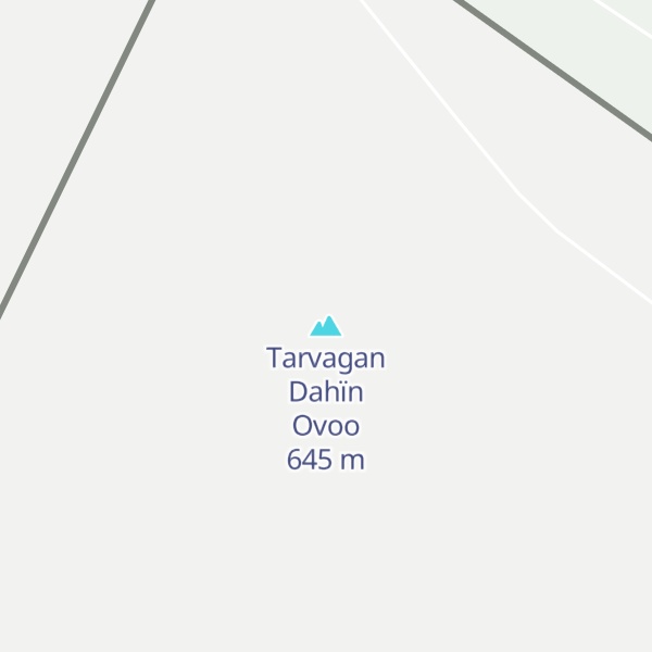 Map of Tarvagan Dahïn Ovoo