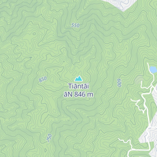 Map of Tiāntāi āN