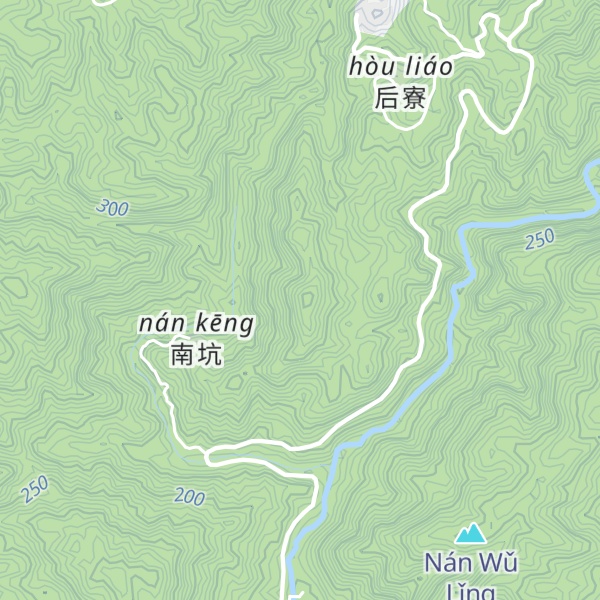 Map of Shuāngxī Lǐng