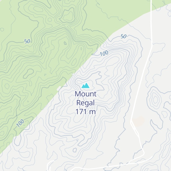 Map of Mount Regal