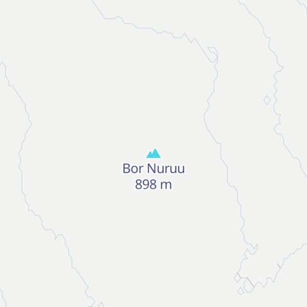Map of Bor Nuruu