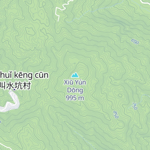 Map of Xiū Yún Dōng