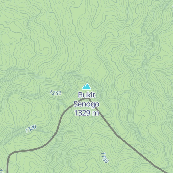 Map of Bukit Senogo