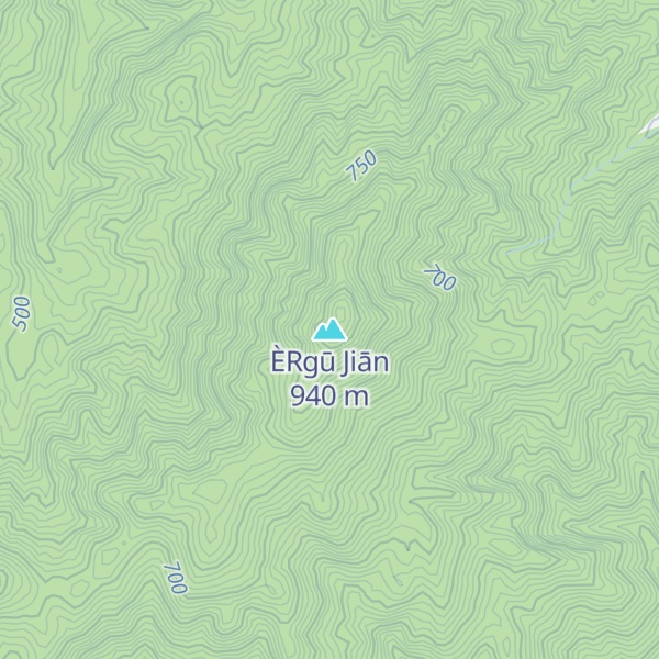 Map of ÈRgū Jiān
