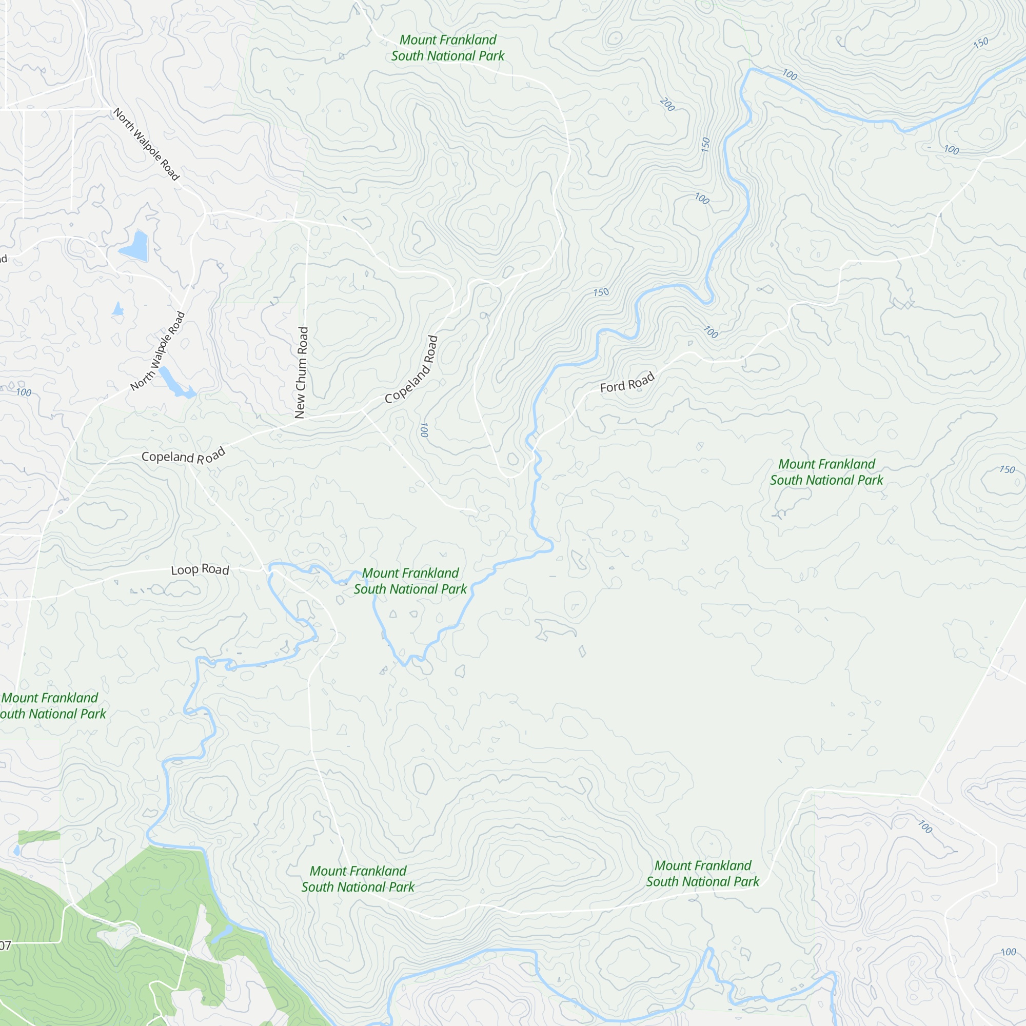 Kwokralup Beela Campsite map