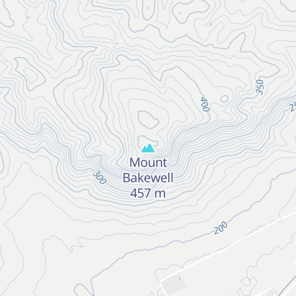 Map of Mount Bakewell