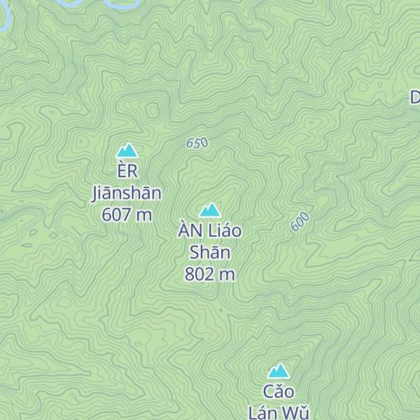 Map of ÀN Liáo Shān