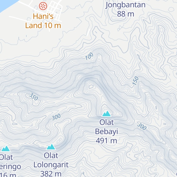 Map of Olat Makam