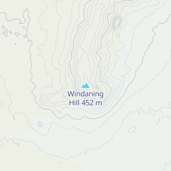 Map of Windaning Hill