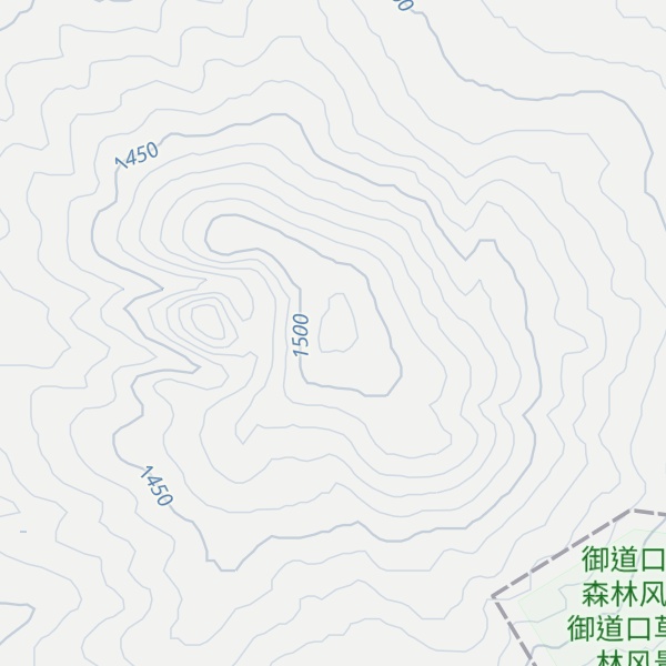 Map of Dōng Hónghuā Shān