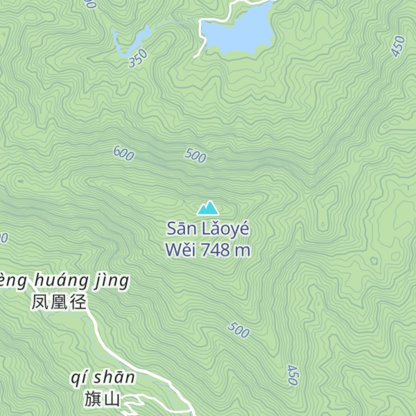 Map of Sān Lǎoyé Wěi
