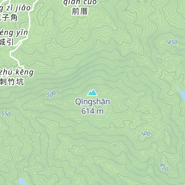 Map of Qīngshān