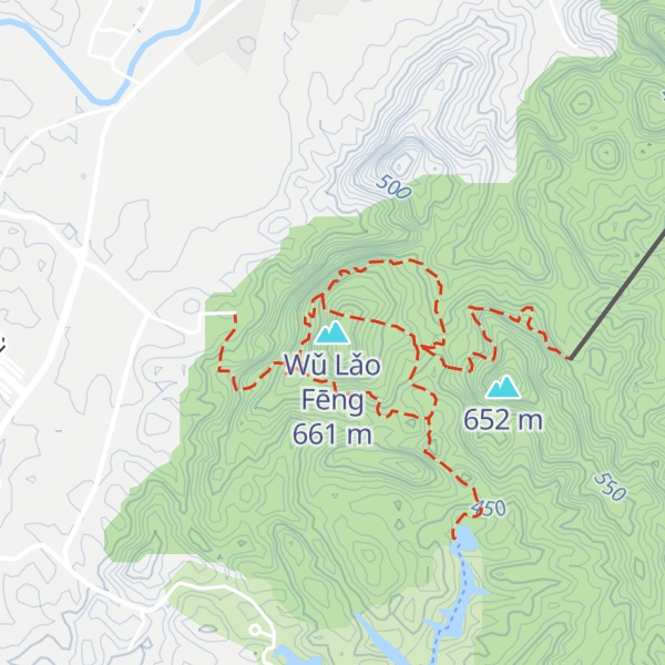 Map of Wǔ Lǎo Fēng