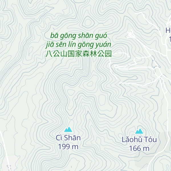 Map of Lǎo Miàotái / Bái è Shān