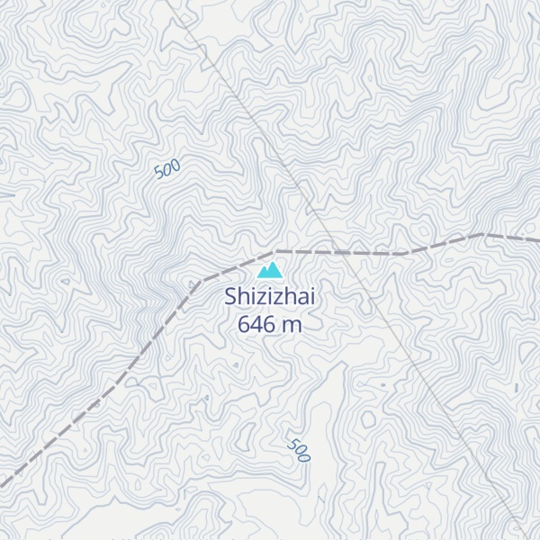 Map of Shizizhai