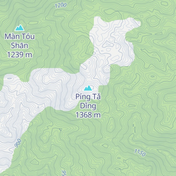 Map of Píng Tǎ Dǐng