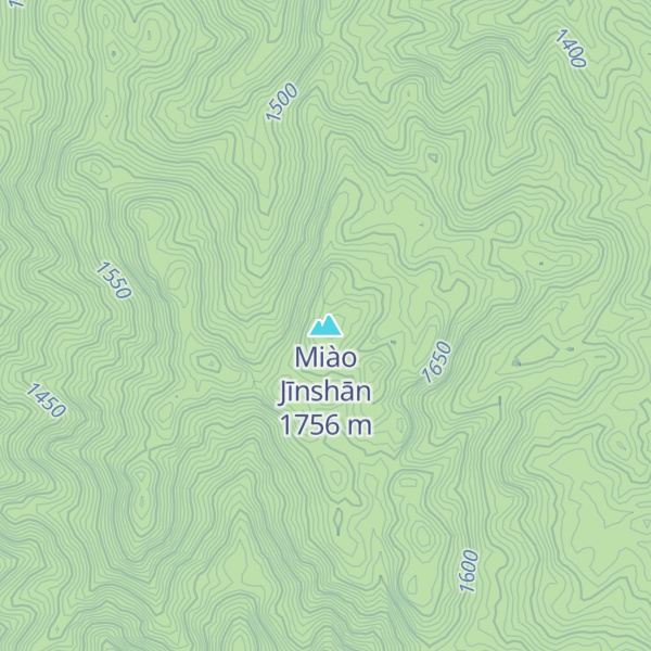 Map of Miào Jīnshān