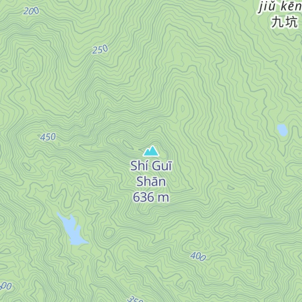 Map of Shí Guī Shān