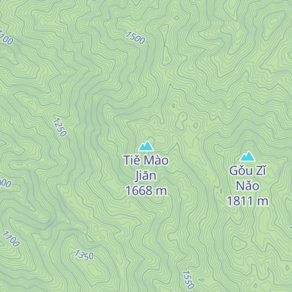 Map of Tiě Mào Jiān