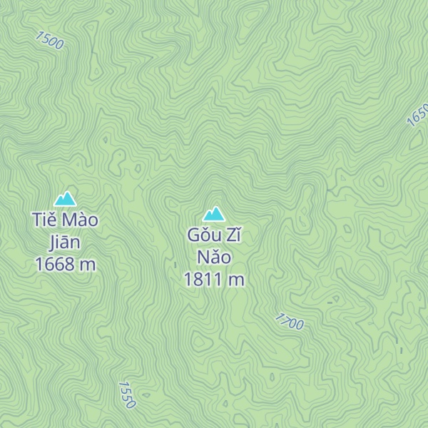 Map of Gǒu Zǐ Nǎo