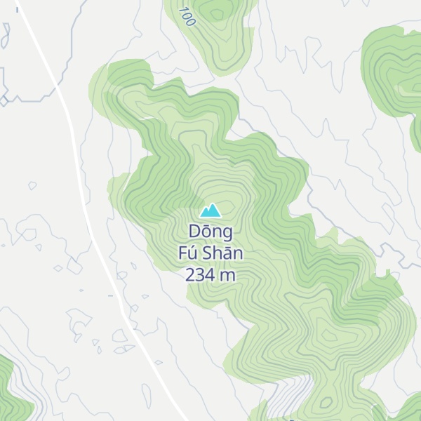 Map of Dōng Fú Shān