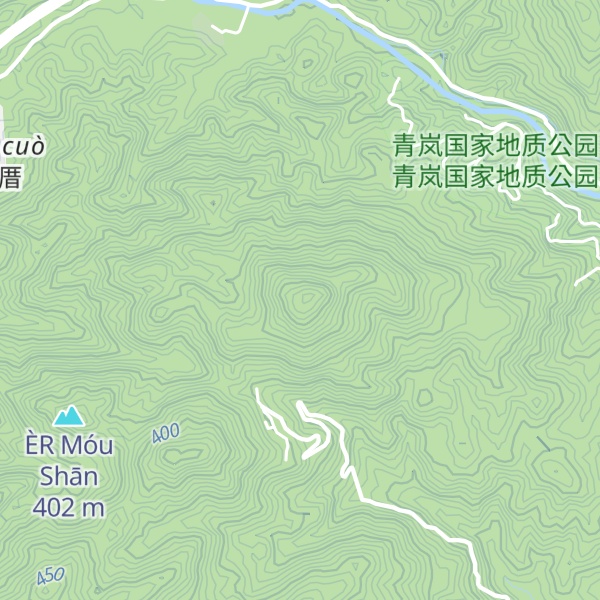 Map of Dà Móu Shān