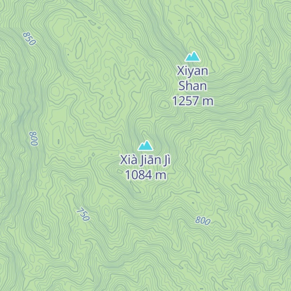 Map of Xià Jiān Jì