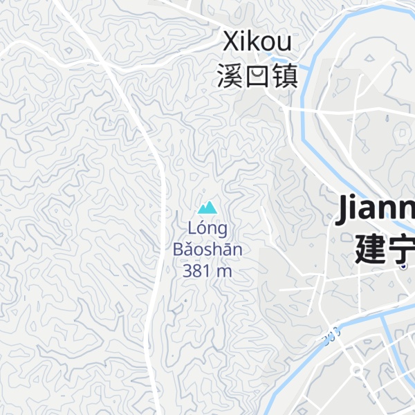 Map of Lóng Bǎoshān
