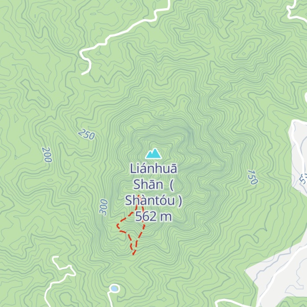 Map of Liánhuā Shān  ( Shàntóu )