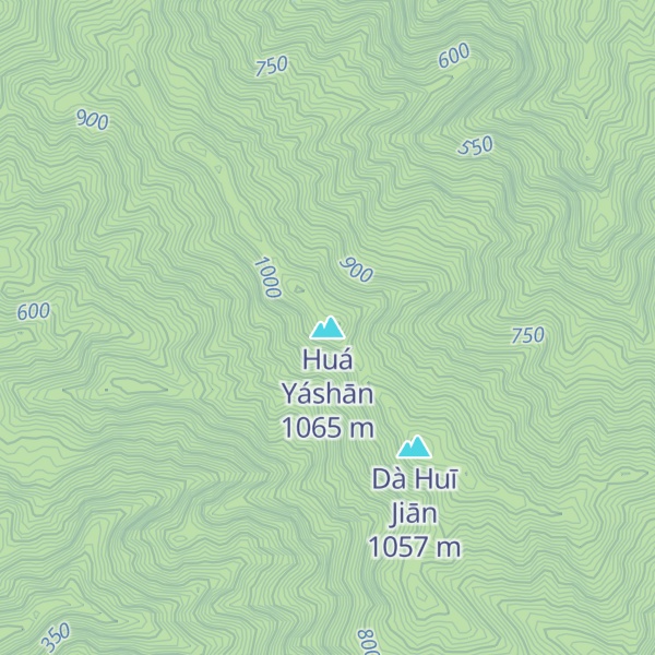 Map of Huá Yáshān