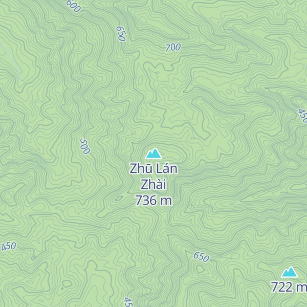 Map of Zhū Lán Zhài