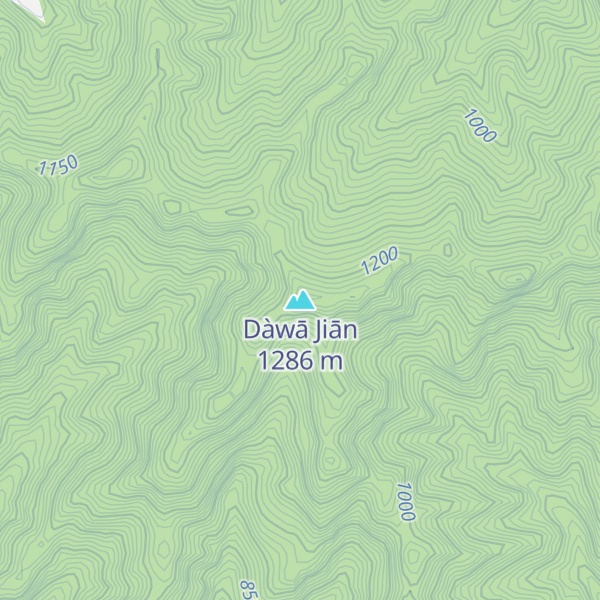Map of Dàwā Jiān