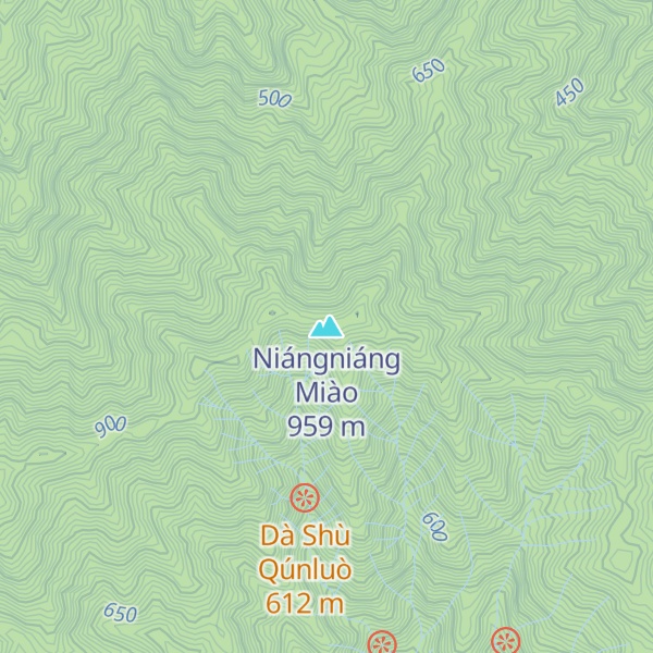 Map of Niángniáng Miào