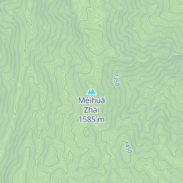 Map of Méihuā Zhài
