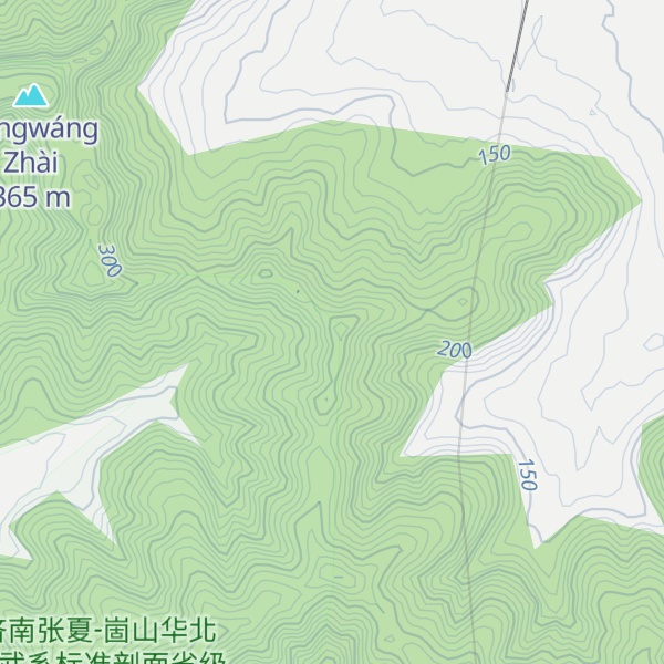 Map of Tóngluó Shān