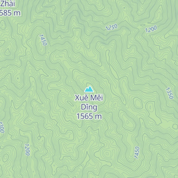 Map of Xuě Měi Dǐng