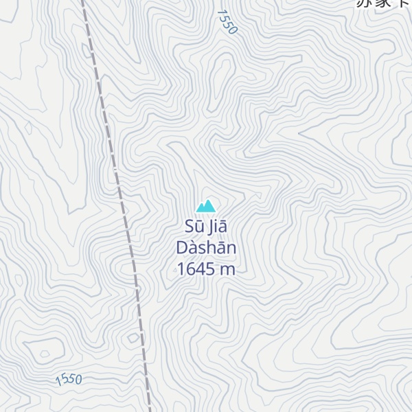 Map of Sū Jiā Dàshān