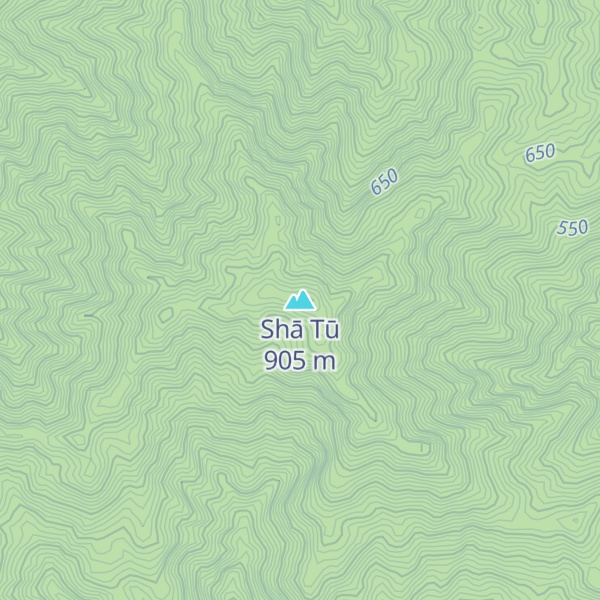 Map of Shā Tū
